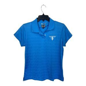 Adidas | Robert Trent Jones Golf Women’s Clima Cool‎ Blue Golf Shirt M
